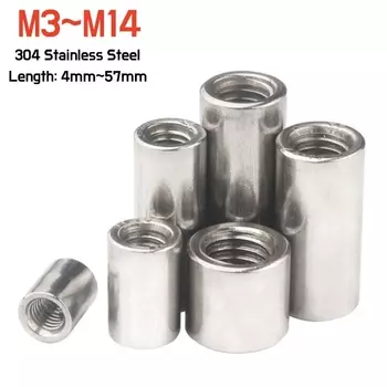 Круглые соединительные гайки из нержавеющей стали M3-M14