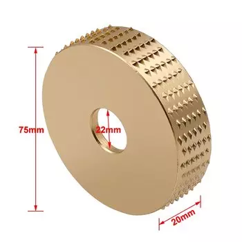 Круглый деревянный угловой шлифовальный круг, инструмент, абразивный диск 75 мм, угловая шлифовальная машина, рашпиль, колесо, Карбидное покрытие вольфрама