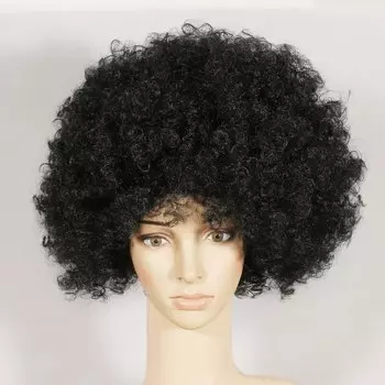 Круглый кудрявый парик для взрослых и детей