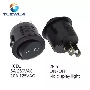 Круглый кулисный переключатель ВКЛ/ВЫКЛ TLZWLA