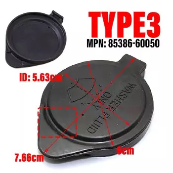 Круглый/Овальный резервуар для мытья лобового стекла автомобиля, крышка для бутылки для Toyota Corolla Vios Yaris RAV4 Highlander Venza