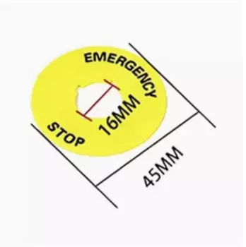 Круглый переключатель аварийной остановки VIDONIA