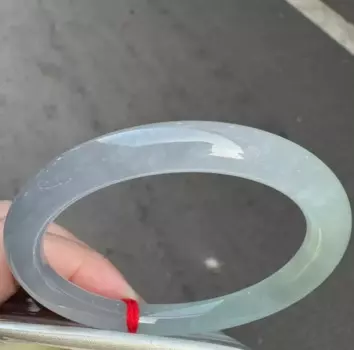 Круглый стержень натуральный класс AAA зеленый бирманский нефрит нефритовый браслет маленький 51 мм