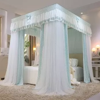 Кружевная москитная сетка AhLoyalty для кровати