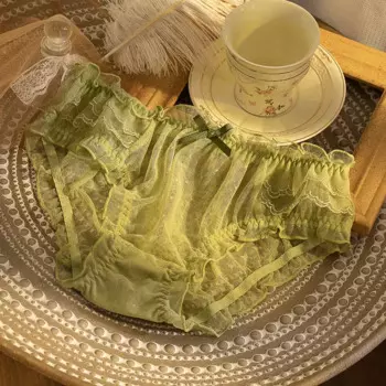 Кружевное сексуальное нижнее белье, женские трусы, хлопковые хипстерские трусики со средней талией