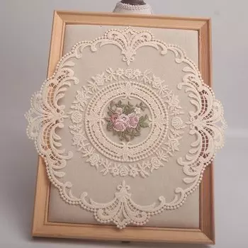 Кружевные подставки под горячее