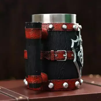 Кружка для пива из нержавеющей стали, 600 мл