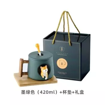 Кружка EWAYS Shiba Inu Akita DOG 420 мл