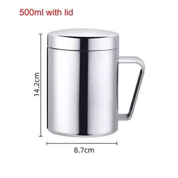 Кружка из нержавеющей стали 304 объемом 210 мл