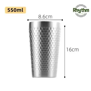 Кружка QUHE из нержавеющей стали 304 с двойными стенками