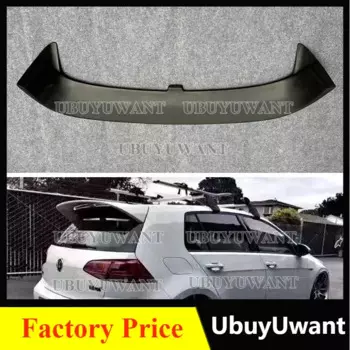 Крыло для Volkswagen VW GOLF 7 MK7 MK7.5 (не для GTI R) спойлер из 100-процентного стеклопластика материал задняя крыша багажника спойлер