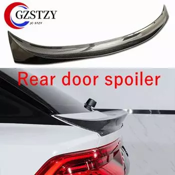 Крыло на крышу из углеродного волокна для Q8 2019-2022, задний спойлер для Audi, губа заднего багажника, автомобильные аксессуары, ремонт, украшение