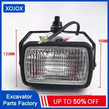 Крыша для экскаватора XOJOX, рабочая фара для ПК DN XCMG LIUGONG SK, запчасти для экскаватора