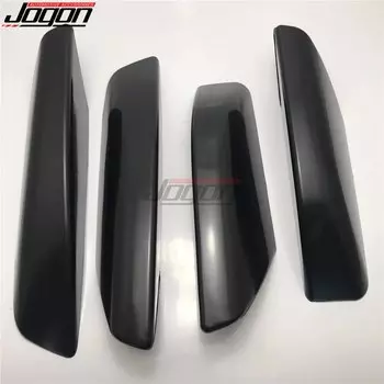 Крыша на крышу из черного АБС-пластика для Toyota 4runner N210 2003-2009 Hilux Surf SW4, накладка на крышу автомобиля, направляющая, сменная крышка, отделка, 4 шт.