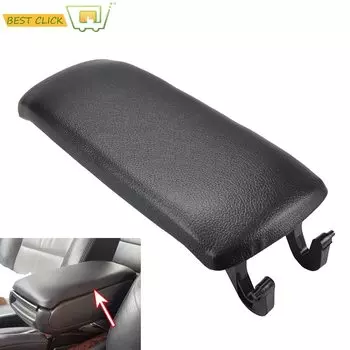 Крышка автомобиля защелка подлокотника, крышка на центральную консоль для Audi A6 C5 2000-2006, зажим из искусственной кожи, подлокотник, автомобильные аксессуары