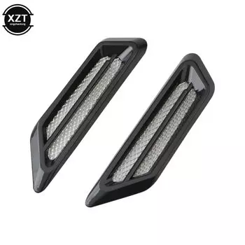 Крышка бокового крыла автомобиля, Акула, жаберная форма, крыло, вентиляционное отверстие, спойлер потока воздуха, декоративная решетка для гонок, декоративная наклейка из АБС-пластика