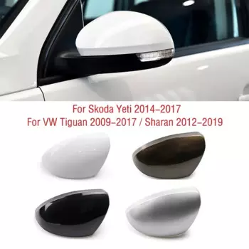 Крышка бокового зеркала заднего вида для VW Tiguan 2009-2017 Sharan 2012-2019, Крышка корпуса для Skoda Yeti 2014-2017