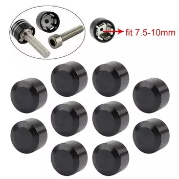 Крышка болта головки Мотоцикла Schrauben, 10 шт., крышки винтов для Harley Twin Cam Softail Dyna Sportster