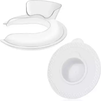 Крышка чаши миксера и надежный щиток для заливки миксеров KitchenAid 4,5-5 QT с наклонной головкой предотвращает разливание ингредиентов