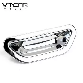Крышка чаши заднего двери автомобиля Vtear, хромированная накладка на дверь багажника, наклейки, Стайлинг, внешние детали для Nissan X-trail T32 Rogue 2014-2020
