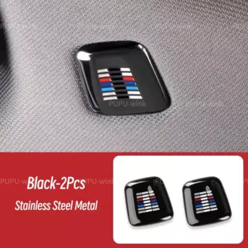 Крышка динамика из нержавеющей стали для BMW, все серии, интерьер микрофона для BMW 1/2/3/4/5/6 Gt 7 серии X1 X2 X3 X4 X5 X6