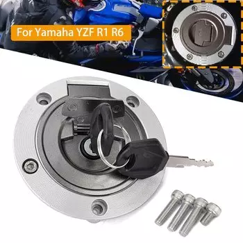 Ключ замка крышки топливного бака для Yamaha YZF R1 R6 R6S FJ09 MT01 MT03 2006-2021 MT07 FZ07 MT09 FZ09 YZFR1 YZFR6 FJR1300 FJ13