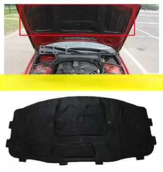 Крышка для BMW 3 серии E46 318I 320 325 330, теплоизоляционный пенопластовый капюшон, звукоизоляционная хлопковая передняя крышка с застежкой