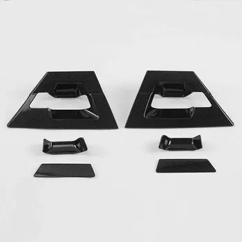 Крышка для передней дверной ручки TOYOTA C-HR 2016-2020, задняя дверная ручка из углеродного волокна, декоративные полосы 2017 2018 2019