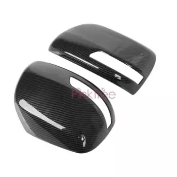 Крышка дверного зеркала из углеродного волокна для Toyota Land Cruiser LC 200 2012 2013 2014 2015 2016 2017 2018, аксессуары для тюнинга автомобиля