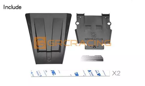 Крышка двигателя Grc черная для Traxxas TRX-4 G500 TRX-6 G63