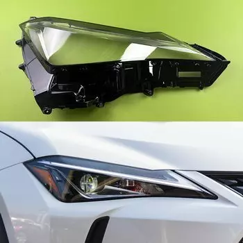 Крышка фары для Lexus UX 200F 250H 260H 300H 2019 2020 2021 ~ 2024, прозрачный абажур из плексигласа, замена оригинальных линз
