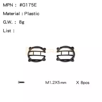 Крышка фары для Traxxas Trx4 Bronco 2021