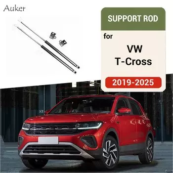 Крышка капота автомобиля, капот без сверления/сварки, опора, пружинный амортизатор, стойки, гидравлический стержень для VW T-cross Tcross 2019-2025