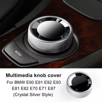 Крышка кнопки мультимедиа IDrive для BMW E90 E91 E92 E93 E70 E71 E82 E81 E87 Центральная накладка на ручку аксессуары E шасси