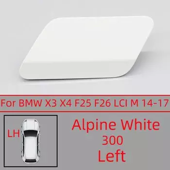 Крышка насадки омывателя фар переднего бампера для BMW X3 X4 F25 F26 LCI M-Bumper 2014 2015 2016 2017, автозапчасти