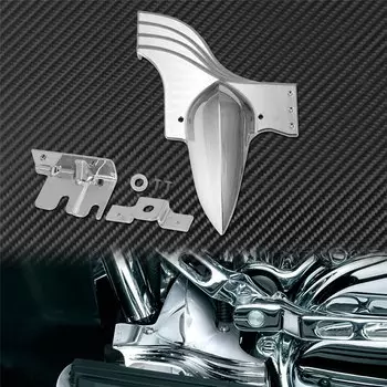 Крышка нижней передней рамы мотоцикла, хромированный пластик для Harley Touring 1991-2023 Electra Glide Road King Street Tour Glide Trikes
