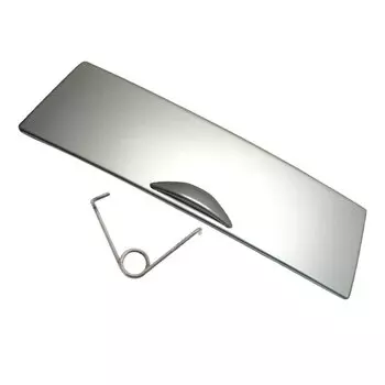 Крышка панели ящика для хранения передней центральной консоли автомобиля, подходит для Toyota Corolla 2003-2008, серебристая