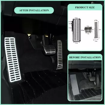 Крышка педали автомобиля для Volkswagen VW Golf 5 6 MK5 MK6 GTI Jetta MK5 CC Passat B6 для Skoda Octavia AT MT автомобильные педали