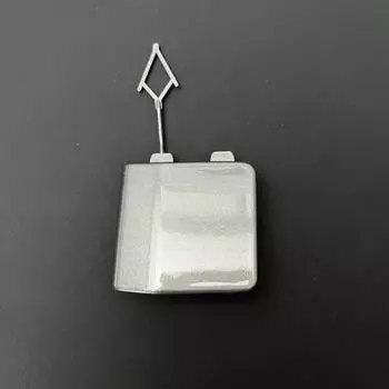 Крышка переднего бампера прицепа для VW POLO 2014-2019, крышка крюка, крышка буксирного крюка, заглушка бампера, белая