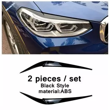 Крышка передней фары автомобиля, накладка на фару, лампы, капоты, декор для BMW X3 G01 2018-2023/X4 G02 2019-2023 Внешние аксессуары