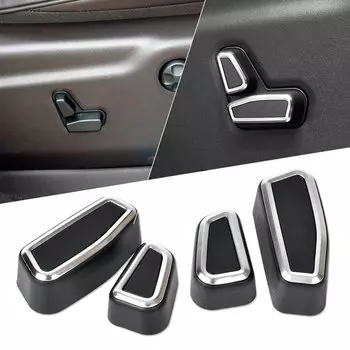 Крышка переключателя регулировки переднего сиденья beler для Jeep Grand Cherokee, Patriot, Chrysler 300C, 2011, 2012, 2013, 2014, 2015, 4 шт.