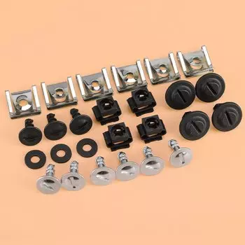 Крышка поддона двигателя, крепежные зажимы, нижний болт, U-гайка, щит, защитный винт фиксатор крепления 8D0805121B 4A0805121A, подходит для Audi