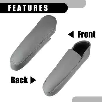 Крышка подлокотника центральной консоли UXCELL, крышка подлокотника для автомобильного внутреннего сиденья, крышки для хранения, отделка для Toyota Sequoia 2001-2007, неопреновый