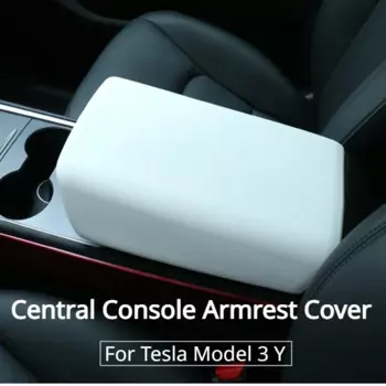 Крышка подлокотника для Tesla Model 3, защитный подлокотник для центральной консоли из ТПЭ, модные аксессуары для интерьера