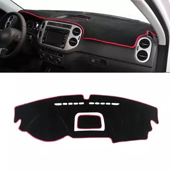 Крышка приборной панели автомобиля для Volkswagen VW Tiguan 2 MK1 MK2 2009 - 2012 2013 2014 2015 2016 2017 2018 2019 2020 2021 2022 аксессуары