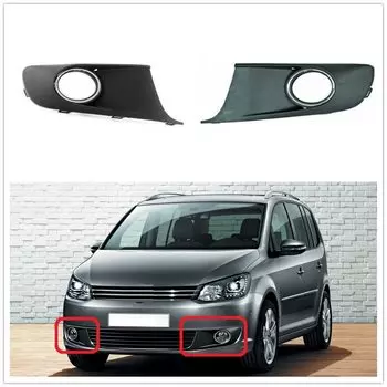 Крышка противотуманной фары автомобиля для VW Touran MK2 Facelift 2011 2012 2013 2014 2015, Стайлинг автомобиля, крышка решетки передней противотуманной фары