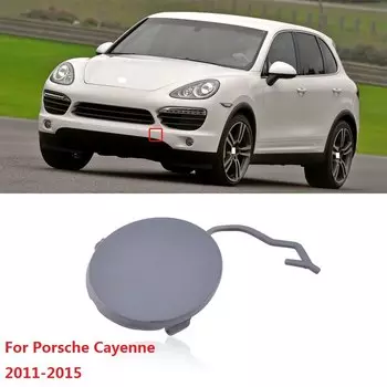 Крышка QX для Porsche Cayenne 2011 2012 2013 2014 2015, крышка для переднего бампера, крючка для прицепа, крышка для буксирного отверстия, крышка для прицепа
