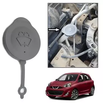 Крышка резервуара для жидкости для омывателя лобового стекла автомобиля, крышка бачка для воды, крышка 28913-1HA3A для Nissan Micra K13 2011-2016 Стайлинг