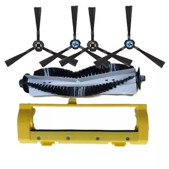 Крышка роликовой щетки + боковая щетка для Silvercrest SSR1 SSRA1 ZACO Ilife