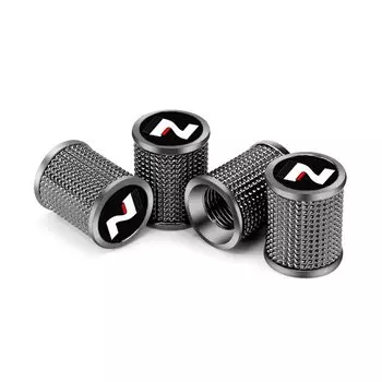 Крышка сердечника клапана ступицы колеса из алюминиевого сплава 4 шт. подходит для Hyundai N LINE i30 i20 Sonata Tucson Sonata Kona Elantra Accent